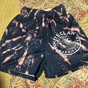 White Claw Women's Black and Pink Shorts